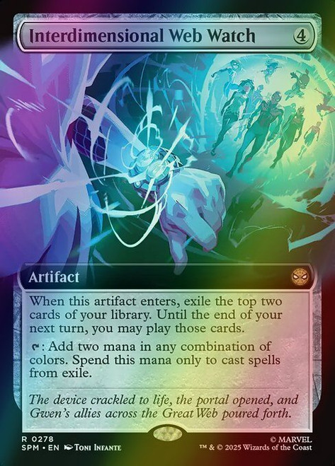 Interdimensional Web Watch (Extended Art - 278) (foil, SPM)
