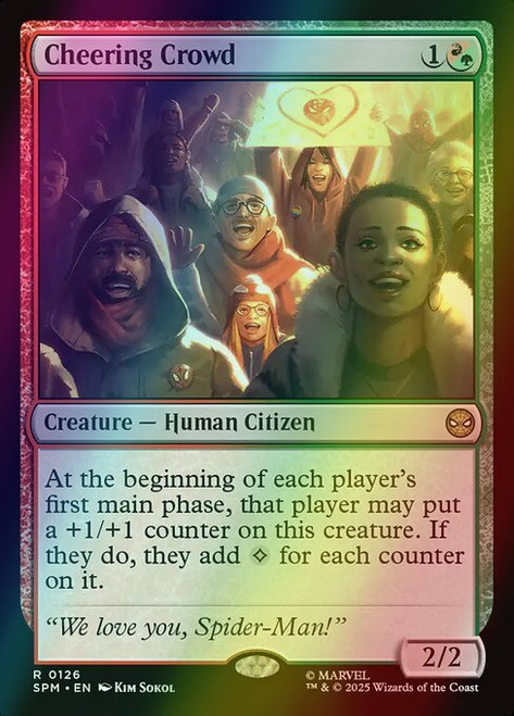 Cheering Crowd (126) (foil, SPM)