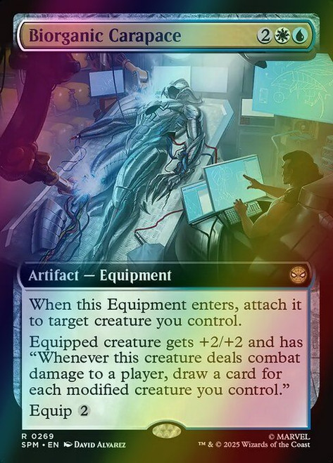 Biorganic Carapace (Extended Art - 269) (foil, SPM)
