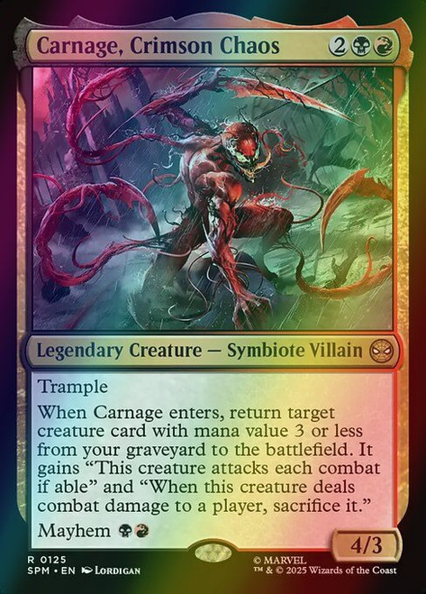 Carnage, Crimson Chaos (125) (foil, SPM)