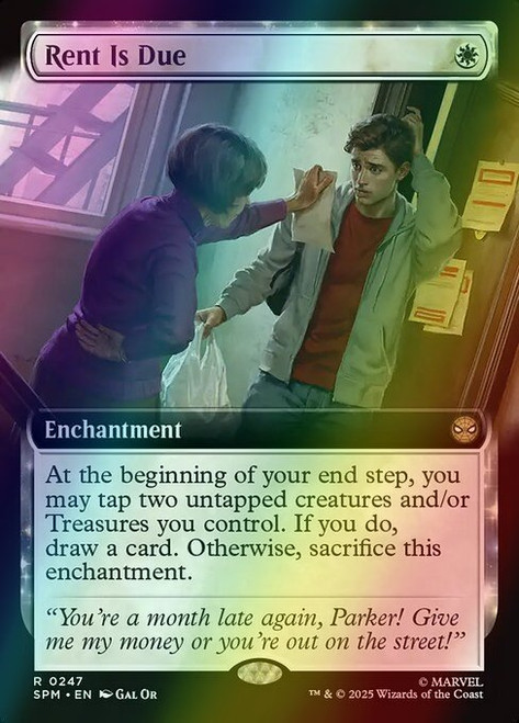Rent Is Due (Extended Art - 247) (foil, SPM)
