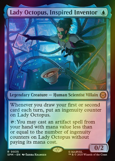 Lady Octopus, Inspired Inventor (35) (foil, SPM)