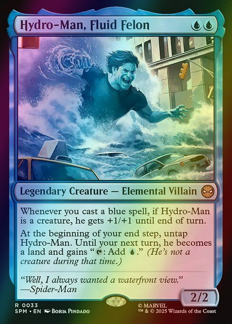 Hydro-Man, Fluid Felon (33) (foil, SPM)
