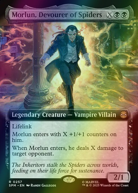 Morlun, Devourer of Spiders (Extended Art - 257) (foil, SPM)