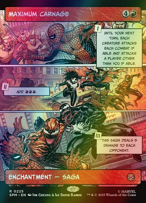 Maximum Carnage (Borderless - 225) (foil, SPM)