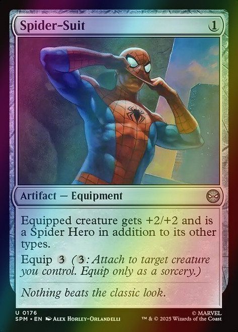 Spider-Suit (176) (foil, SPM)