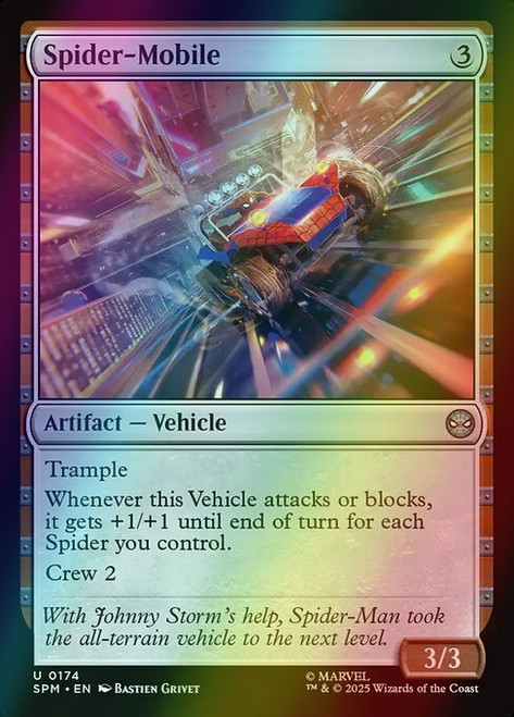 Spider-Mobile (174) (foil, SPM)
