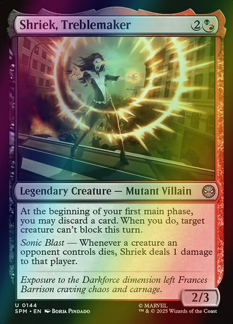Shriek, Treblemaker (144) (foil, SPM)
