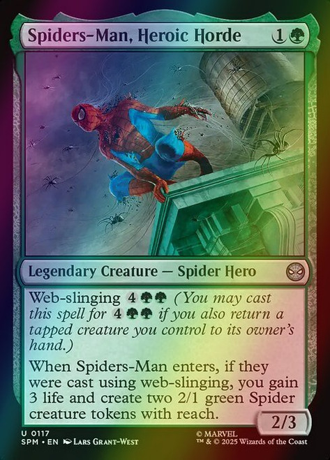 Spiders-Man, Heroic Horde (117) (foil, SPM)