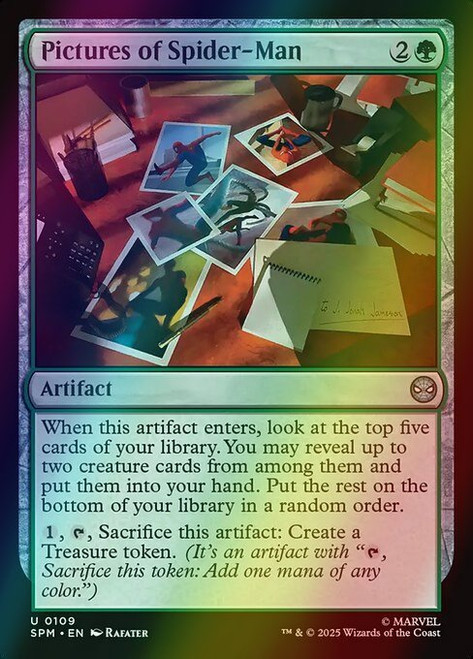Pictures of Spider-Man (109) (foil, SPM)