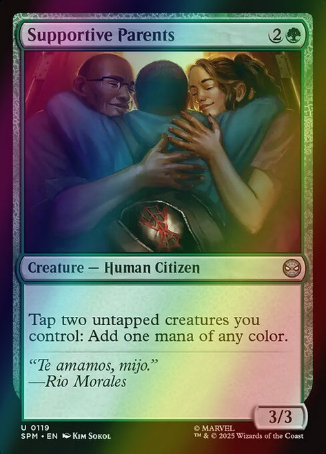 Supportive Parents (119) (foil, SPM)