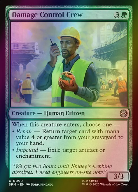 Damage Control Crew (99) (foil, SPM)