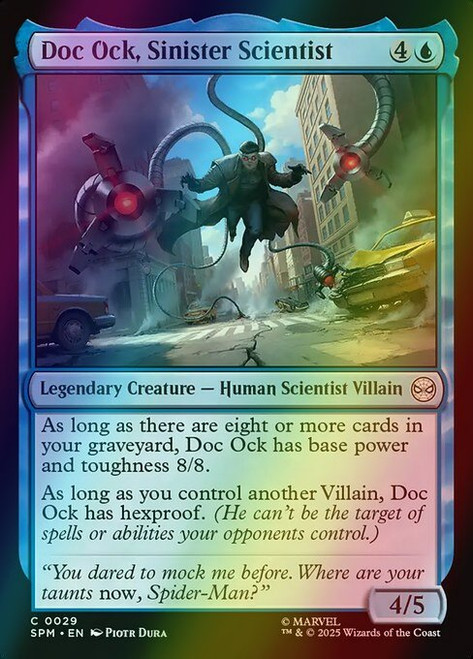 Doc Ock, Sinister Scientist (29) (foil, SPM)