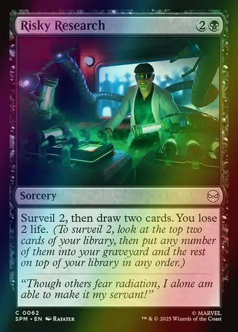 Risky Research (62) (foil, SPM)