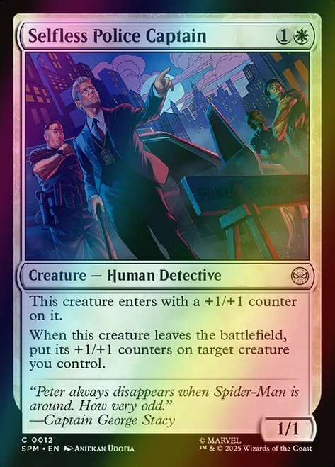 Selfless Police Captain (12) (foil, SPM) Selfless Police Captain (12) (foil, SPM)