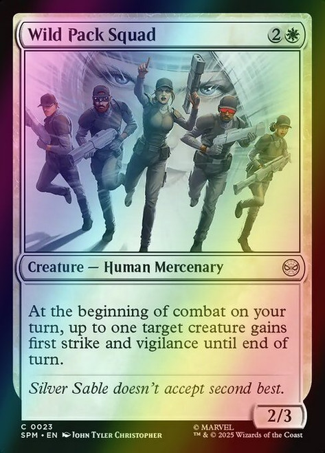 Wild Pack Squad (23) (foil, SPM) Wild Pack Squad (23) (foil, SPM)