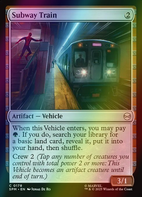 Subway Train (178) (foil, SPM)