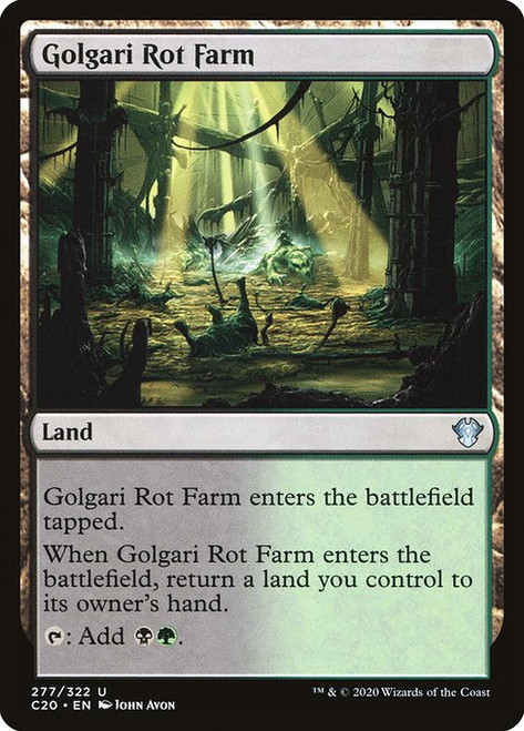Golgari Rot Farm (277) (C20) Golgari Rot Farm (277) (C20)