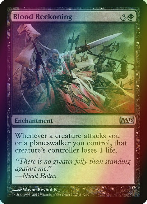 Blood Reckoning (81) (foil, M13) Blood Reckoning (81) (foil, M13)
