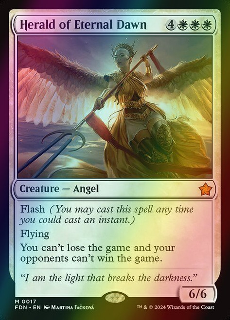 Herald of Eternal Dawn (17) (foil, FDN)