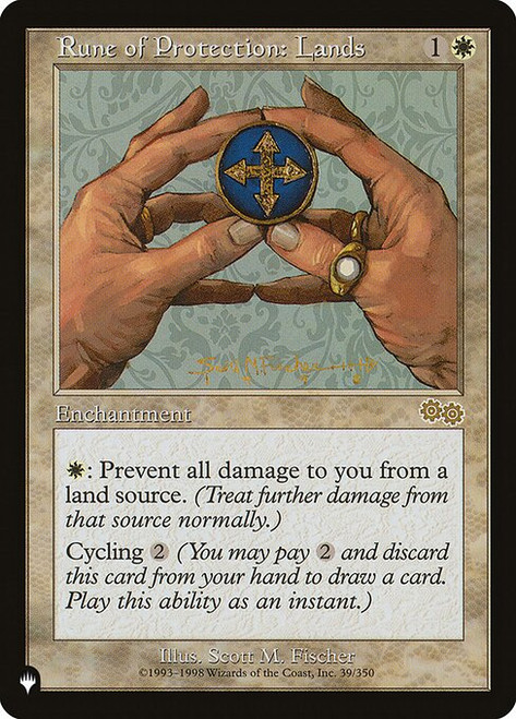 Rune of Protection: Lands (Retro Frame - USG-39) (PLST)