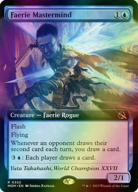Faerie Mastermind (Extended Art - 352) (foil, MOM) Faerie Mastermind (Extended Art - 352) (foil, MOM)