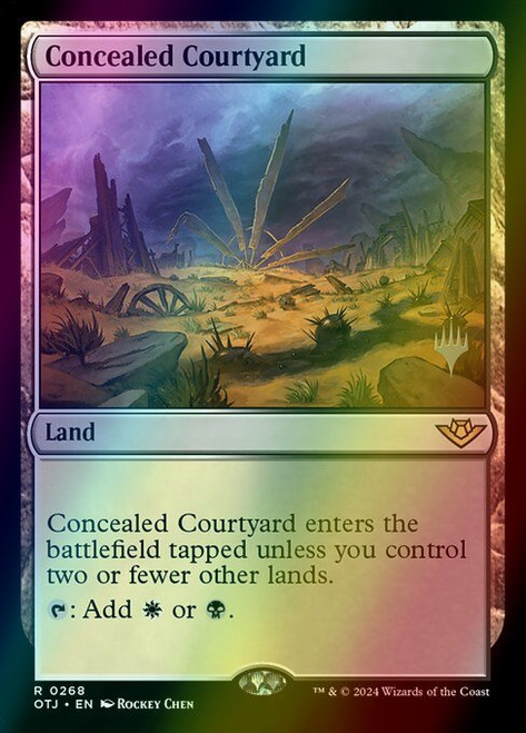 Concealed Courtyard (268p) (foil, POTJ) Concealed Courtyard (268p) (foil, POTJ)