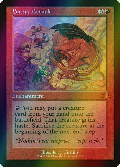 Sneak Attack (Retro Frame - 331) (foil, DMR) Sneak Attack (Retro Frame - 331) (foil, DMR)