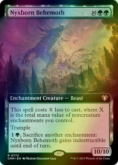 Nyxborn Behemoth (Extended Art - 772) (foil, CMM) Nyxborn Behemoth (Extended Art - 772) (foil, CMM)