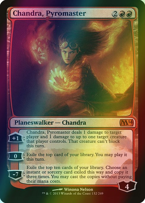 Chandra, Pyromaster (132) (foil, M14) Chandra, Pyromaster (132) (foil, M14)