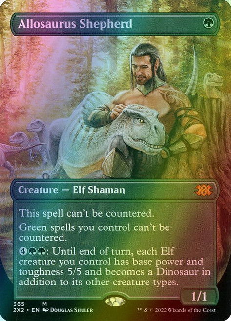 Allosaurus Shepherd (Borderless - 365) (foil, 2X2) Allosaurus Shepherd (Borderless - 365) (foil, 2X2)