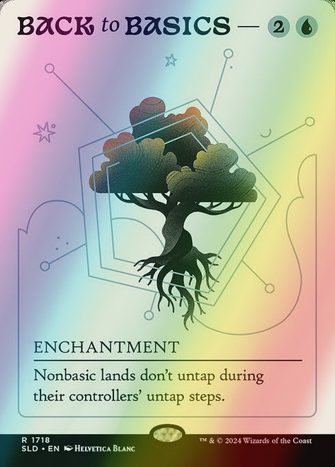 Back to Basics (Borderless - 1718) (foil, SLD) Back to Basics (Borderless - 1718) (foil, SLD)