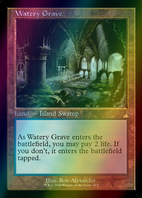 Watery Grave (Retro Frame - 415) (foil, RVR)