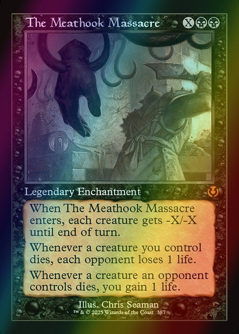 The Meathook Massacre (Retro Frame - 387) (foil, INR) The Meathook Massacre (Retro Frame - 387) (foil, INR)