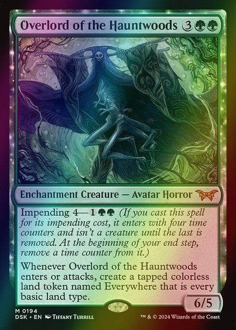 Overlord of the Hauntwoods (194) (foil, DSK)