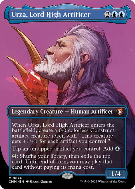 Urza, Lord High Artificer (Borderless - 674) (CMM)
