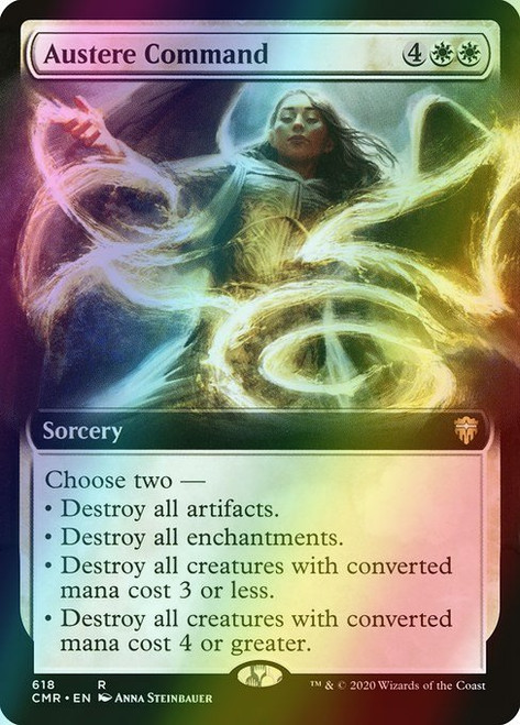 Austere Command (Extended Art - 618) (foil, CMR)