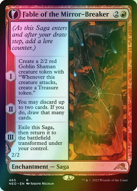 Fable of the Mirror-Breaker // Reflection of Kiki-Jiki (Extended Art - 465) (foil, NEO)