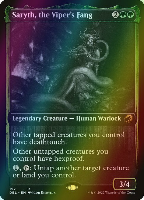 Saryth, the Viper's Fang (197) (foil, DBL)