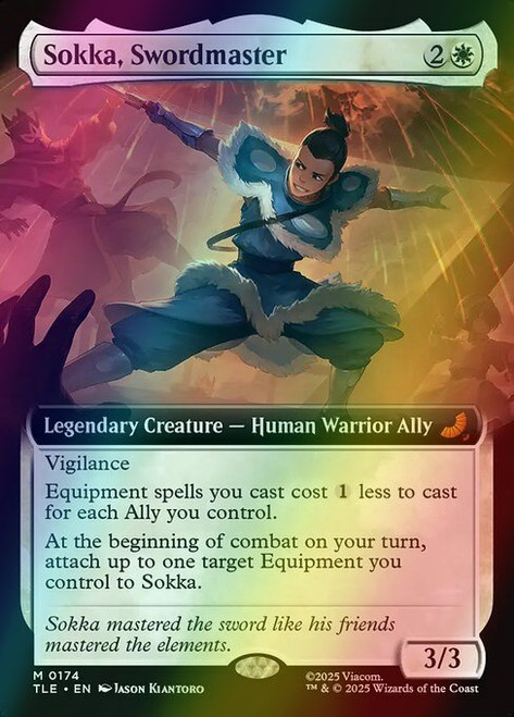 Sokka, Swordmaster (Extended Art - 174) (foil, TLE)