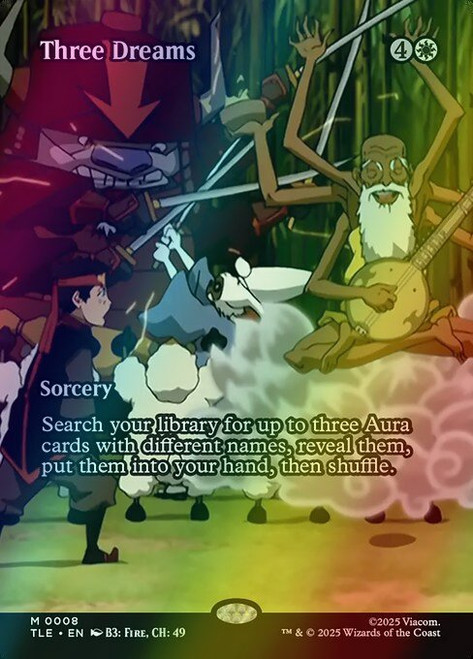 Three Dreams (Borderless - 8) (foil, TLE)