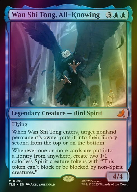 Wan Shi Tong, All-Knowing (98) (foil, TLE)