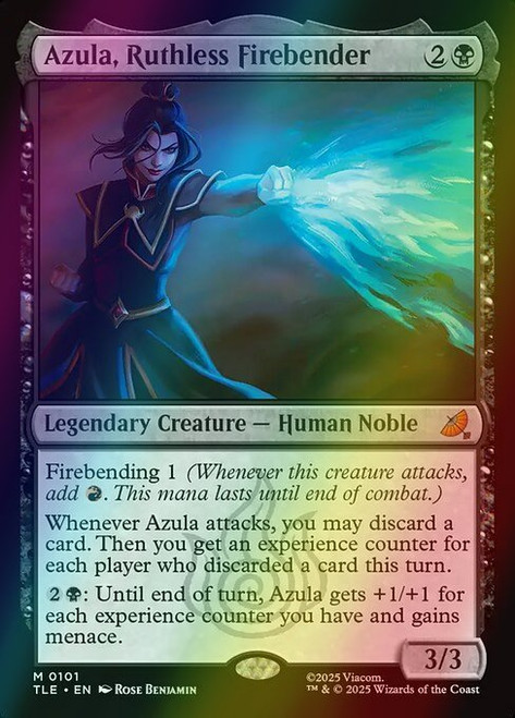 Azula, Ruthless Firebender (101) (foil, TLE)