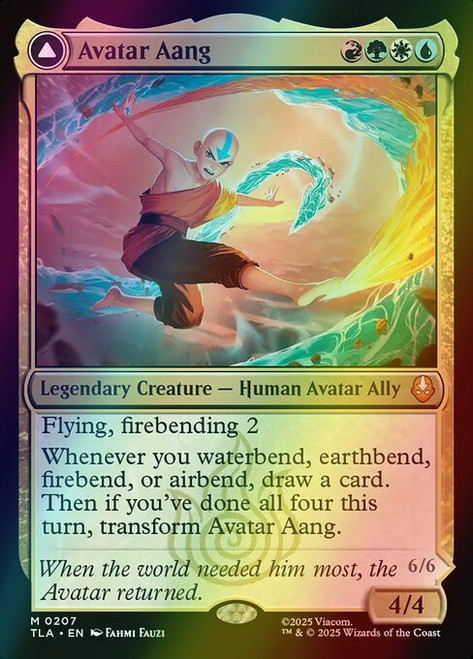 Avatar Aang // Aang, Master of Elements (207) (foil, TLA)