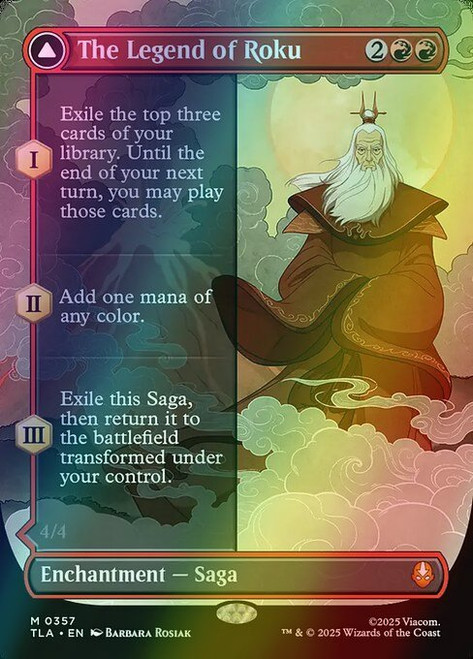 The Legend of Roku // Avatar Roku (Borderless - 357) (foil, TLA)
