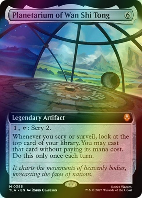 Planetarium of Wan Shi Tong (Extended Art - 385) (foil, TLA)