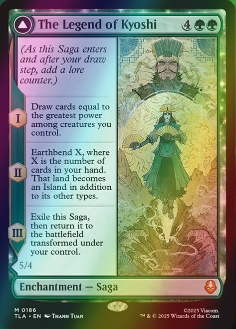 The Legend of Kyoshi // Avatar Kyoshi (186) (foil, TLA)