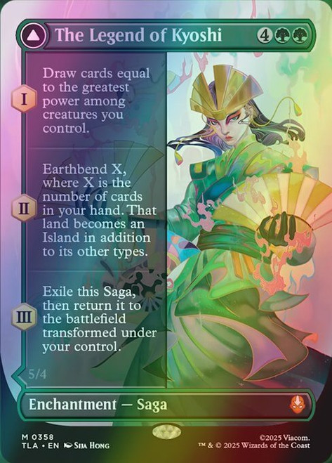 The Legend of Kyoshi // Avatar Kyoshi (Borderless - 358) (foil, TLA)