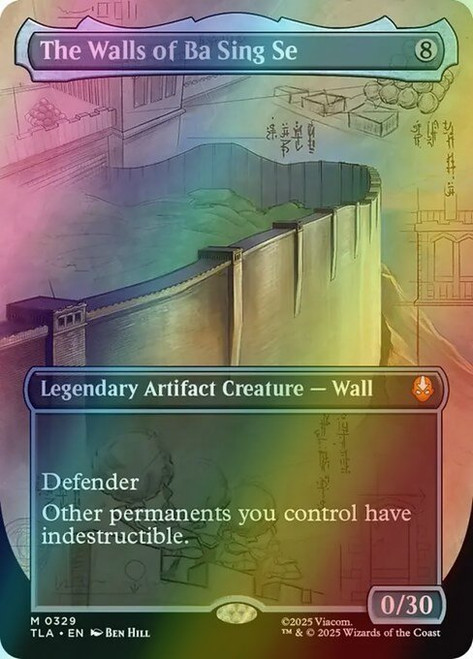 The Walls of Ba Sing Se (Borderless - 329) (foil, TLA)