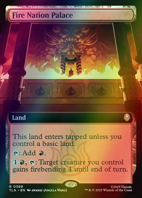 Fire Nation Palace (Extended Art - 389) (foil, TLA)
